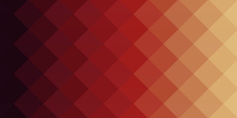 Abstract burgundy low-polygons generative background, illustration. Triangular pixelation.