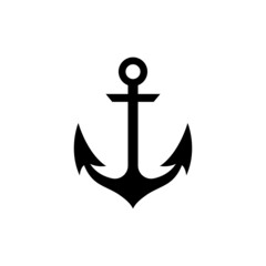 anchor icon design template vector