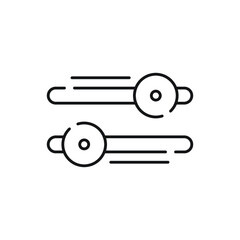 Configure, Control, Customize Modern icon