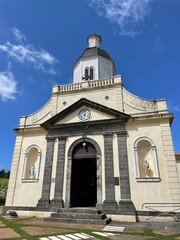 Fototapeta na wymiar Eglise l'Ajoupa-Bouillon Martinique Caraïbes