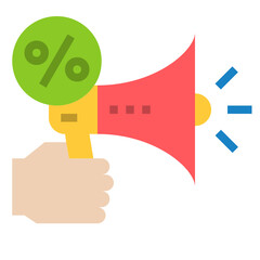 PROMOTION FLAT ICON VRCTOR .