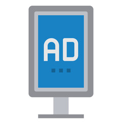 POSTER FLAT ICON VRCTOR .