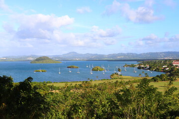 Vue panoramique Pointe du Bout Martinique Caraïbes