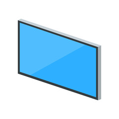Volumetric monitor icon for personal computer or system unit