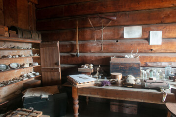 The Research, Study, and Science Room at Fort Ross where the Russians Learned about their New Colony Site