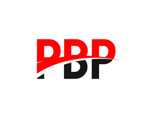 PBP Letter Initial Logo Design Vector Illustration	
