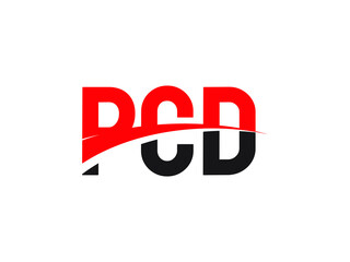 PCD Letter Initial Logo Design Vector Illustration	
