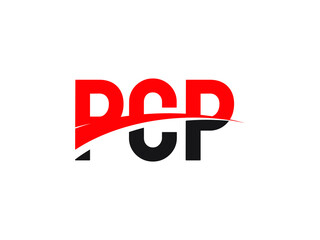 PCP Letter Initial Logo Design Vector Illustration	