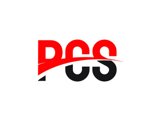 PCS Letter Initial Logo Design Vector Illustration	