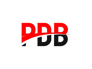 PDB Letter Initial Logo Design Vector Illustration