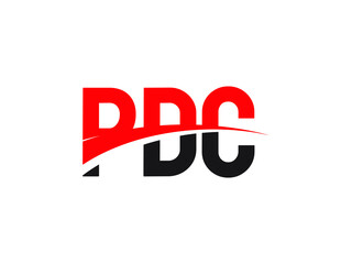 PDC Letter Initial Logo Design Vector Illustration