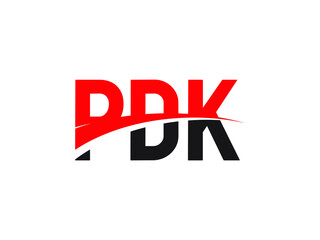 PDK Letter Initial Logo Design Vector Illustration