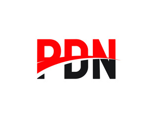PDN Letter Initial Logo Design Vector Illustration