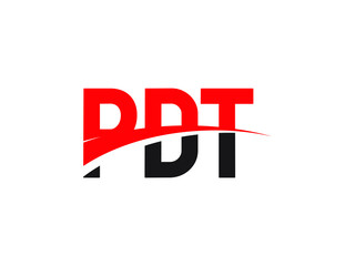 PDT Letter Initial Logo Design Vector Illustration