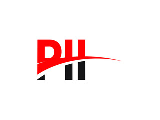 PII Letter Initial Logo Design Vector Illustration