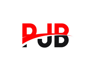 PJB Letter Initial Logo Design Vector Illustration