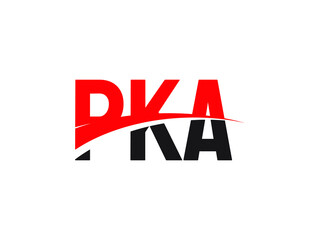 PKA Letter Initial Logo Design Vector Illustration