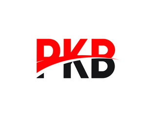 PKB Letter Initial Logo Design Vector Illustration
