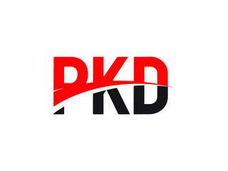 PKD Letter Initial Logo Design Vector Illustration