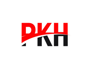 PKH Letter Initial Logo Design Vector Illustration