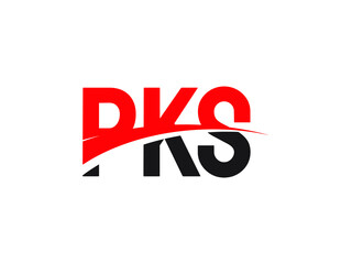 PKS Letter Initial Logo Design Vector Illustration