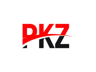 PKZ Letter Initial Logo Design Vector Illustration