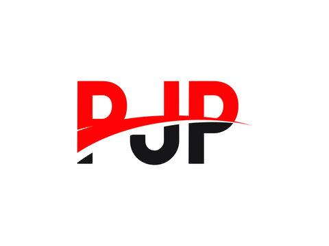 PJP Letter Initial Logo Design Vector Illustration