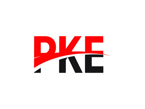 PKE Letter Initial Logo Design Vector Illustration