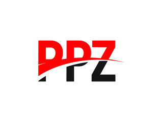 PPZ Letter Initial Logo Design Vector Illustration