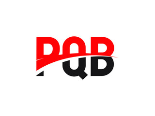 PQB Letter Initial Logo Design Vector Illustration