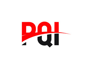 PQI Letter Initial Logo Design Vector Illustration