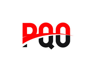 PQO Letter Initial Logo Design Vector Illustration