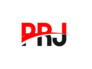 PRJ Letter Initial Logo Design Vector Illustration
