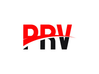 PRV Letter Initial Logo Design Vector Illustration