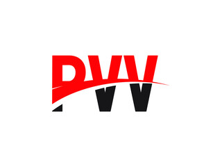 PVV Letter Initial Logo Design Vector Illustration