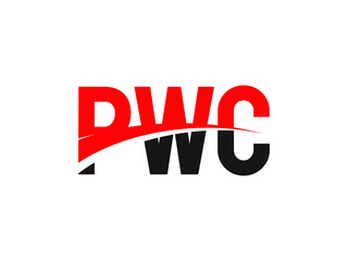 PWC Letter Initial Logo Design Vector Illustration