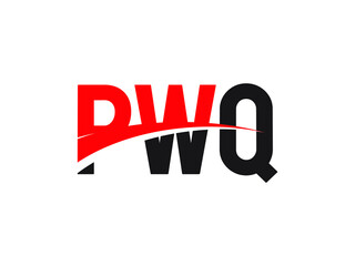 PWQ Letter Initial Logo Design Vector Illustration
