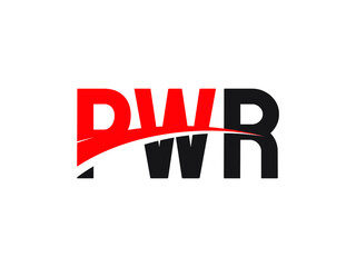 PWR Letter Initial Logo Design Vector Illustration