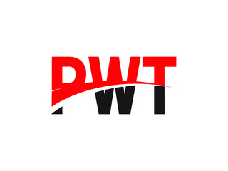 PWT Letter Initial Logo Design Vector Illustration