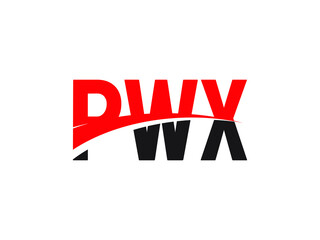 PWX Letter Initial Logo Design Vector Illustration