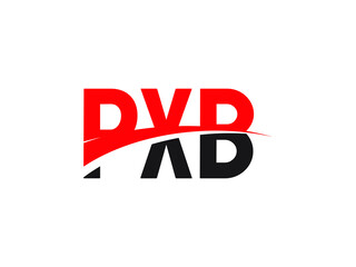 PXB Letter Initial Logo Design Vector Illustration