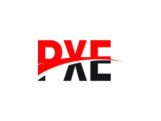 PXE Letter Initial Logo Design Vector Illustration