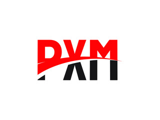 PXM Letter Initial Logo Design Vector Illustration