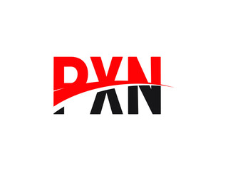 PXN Letter Initial Logo Design Vector Illustration