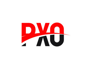 PXO Letter Initial Logo Design Vector Illustration