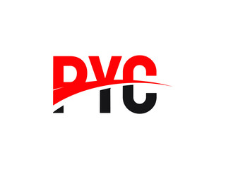 PYC Letter Initial Logo Design Vector Illustration
