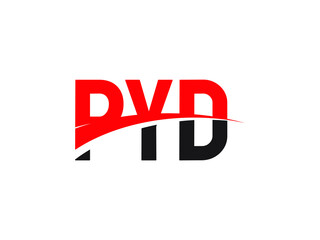 PYD Letter Initial Logo Design Vector Illustration