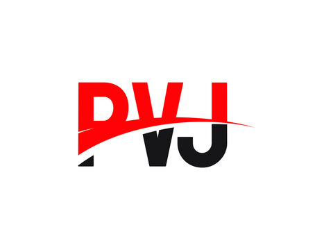 PVJ Letter Initial Logo Design Vector Illustration