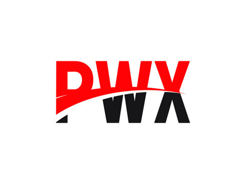 PWX Letter Initial Logo Design Vector Illustration