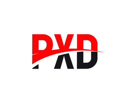 PXD Letter Initial Logo Design Vector Illustration